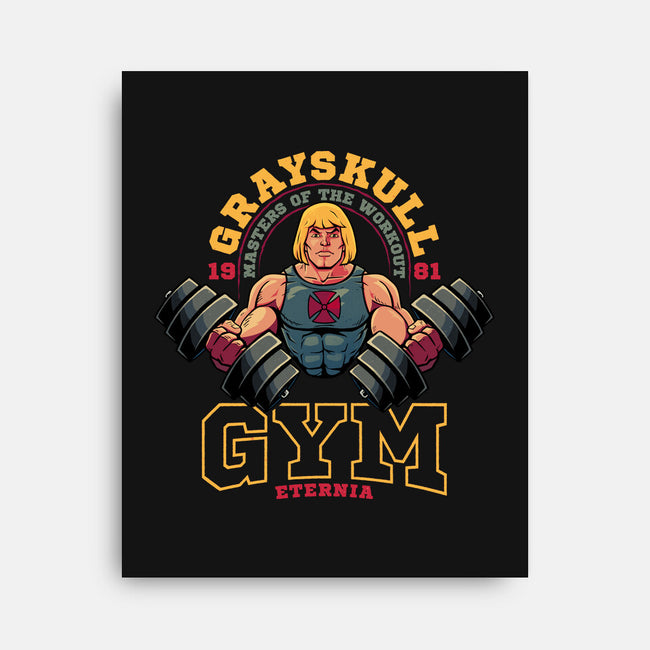 Grayskull Gym-None-Stretched-Canvas-teesgeex
