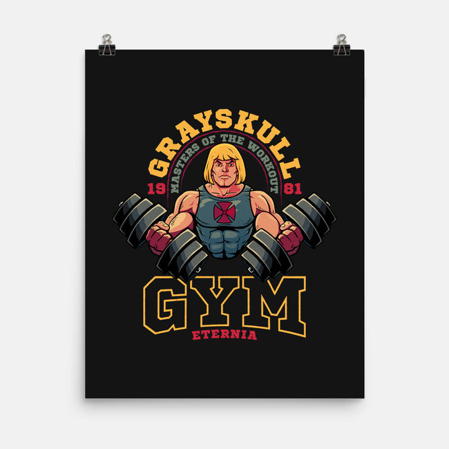 Grayskull Gym-None-Matte-Poster-teesgeex