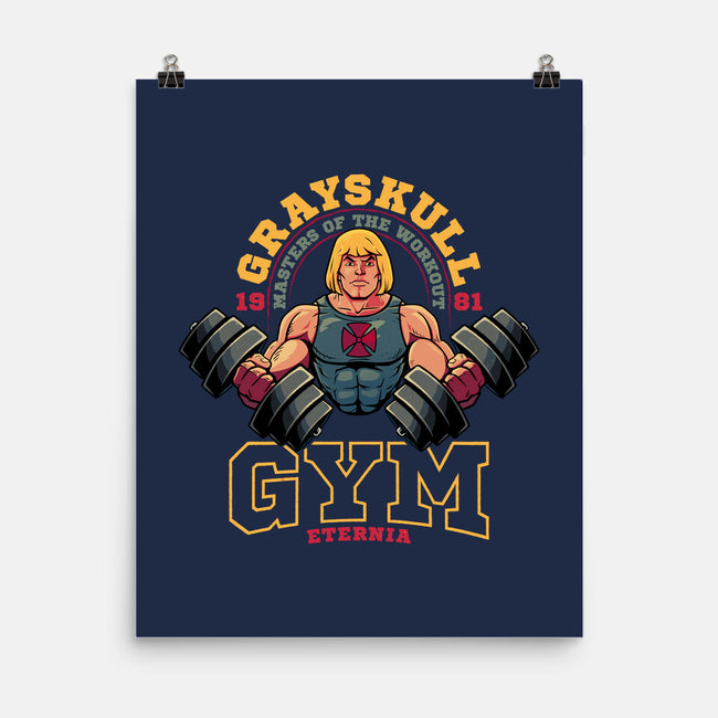 Grayskull Gym-None-Matte-Poster-teesgeex