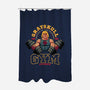 Grayskull Gym-None-Polyester-Shower Curtain-teesgeex