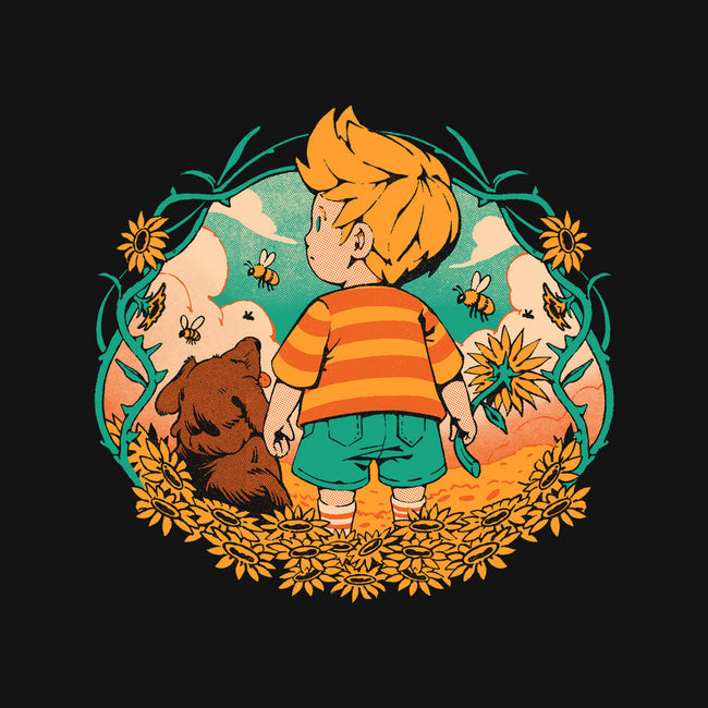 Sunflower Boy-Unisex-Pullover-Sweatshirt-ilustrata