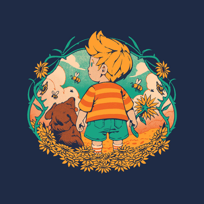 Sunflower Boy-Unisex-Pullover-Sweatshirt-ilustrata
