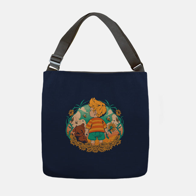 Sunflower Boy-None-Adjustable Tote-Bag-ilustrata