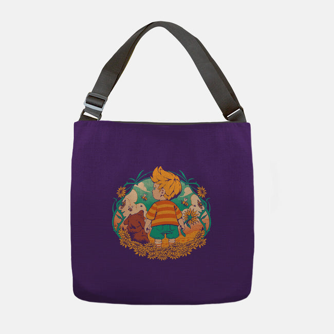 Sunflower Boy-None-Adjustable Tote-Bag-ilustrata
