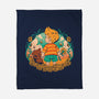 Sunflower Boy-None-Fleece-Blanket-ilustrata