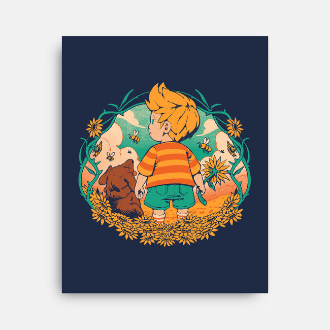 Sunflower Boy-None-Stretched-Canvas-ilustrata