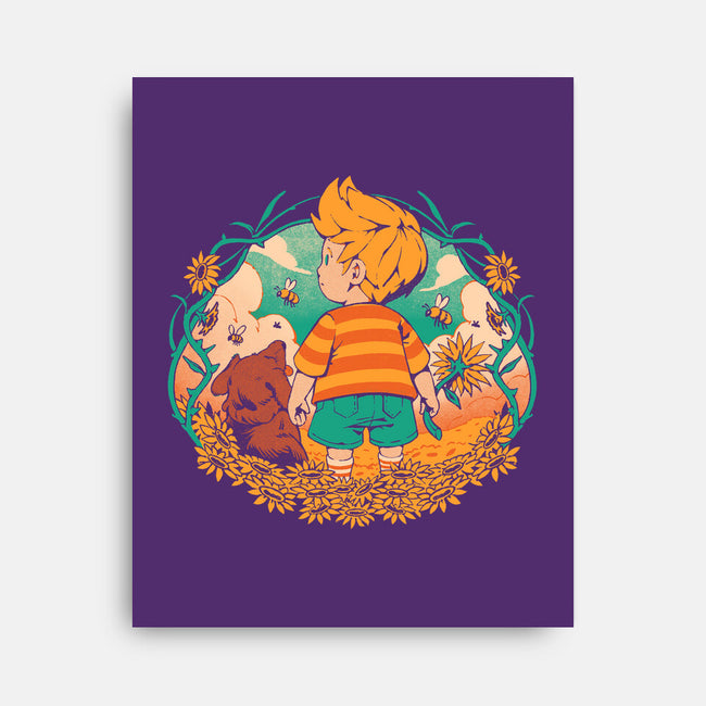 Sunflower Boy-None-Stretched-Canvas-ilustrata
