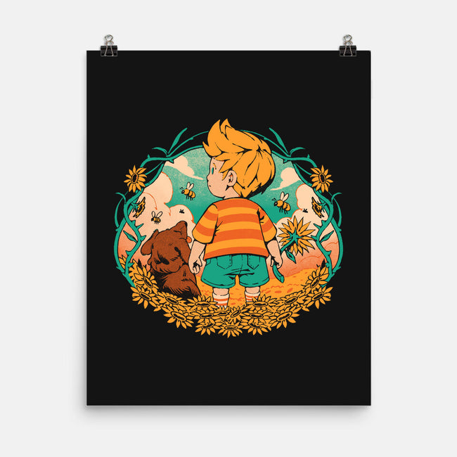 Sunflower Boy-None-Matte-Poster-ilustrata