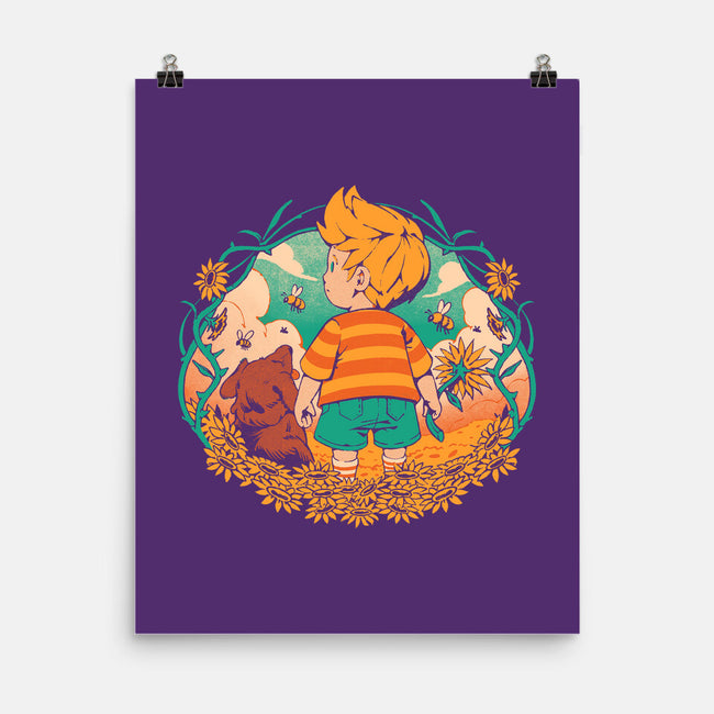 Sunflower Boy-None-Matte-Poster-ilustrata