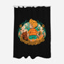 Sunflower Boy-None-Polyester-Shower Curtain-ilustrata