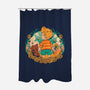 Sunflower Boy-None-Polyester-Shower Curtain-ilustrata