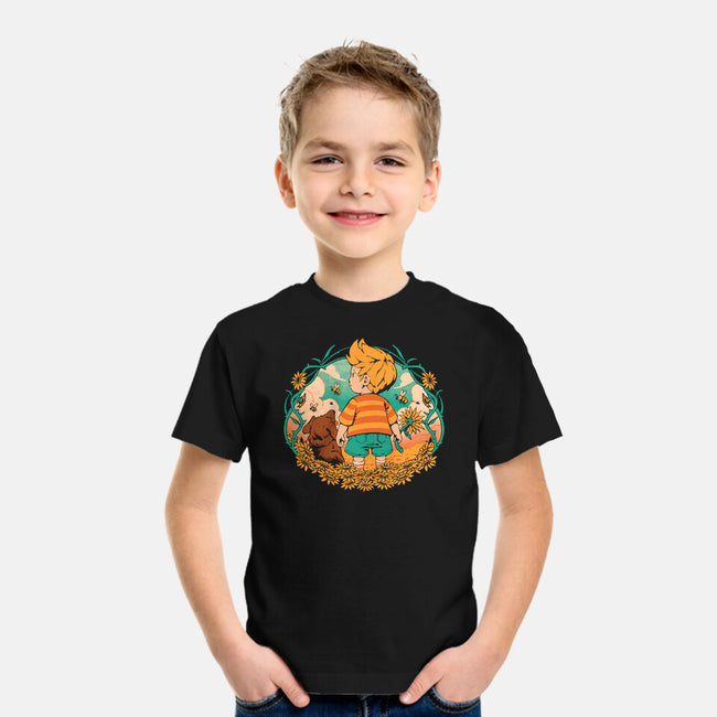 Sunflower Boy-Youth-Basic-Tee-ilustrata