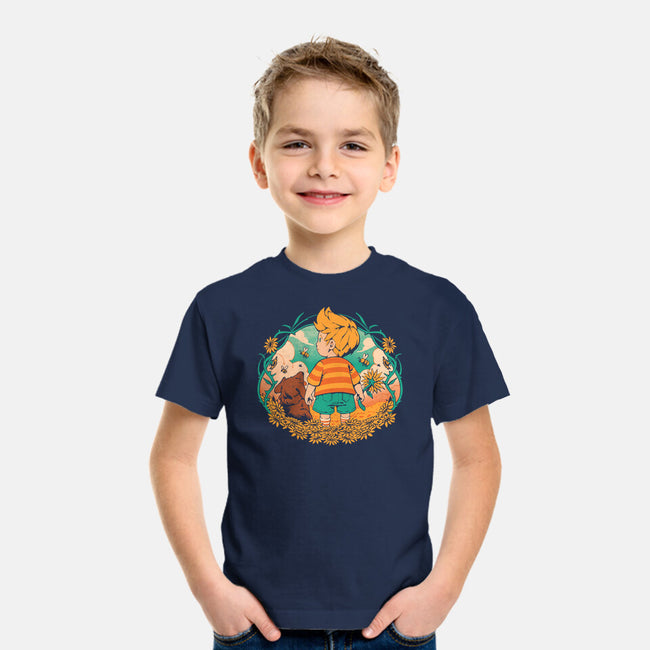 Sunflower Boy-Youth-Basic-Tee-ilustrata