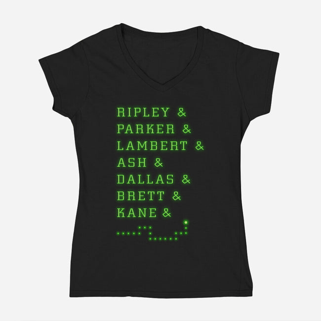 Crew Expendable-Womens-V-Neck-Tee-Tronyx79