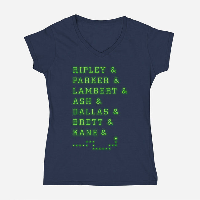 Crew Expendable-Womens-V-Neck-Tee-Tronyx79
