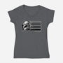This Is The Silver Way-Womens-V-Neck-Tee-spoilerinc