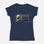 This Is The Silver Way-Womens-V-Neck-Tee-spoilerinc
