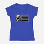This Is The Silver Way-Womens-V-Neck-Tee-spoilerinc