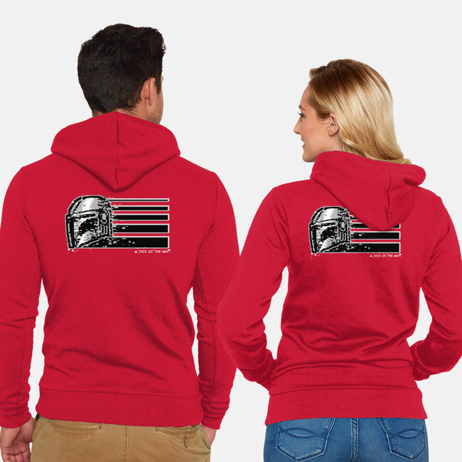 This Is The Silver Way-Unisex-Zip-Up-Sweatshirt-spoilerinc