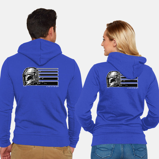 This Is The Silver Way-Unisex-Zip-Up-Sweatshirt-spoilerinc