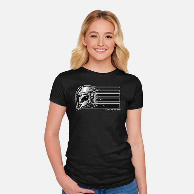 This Is The Silver Way-Womens-Fitted-Tee-spoilerinc