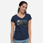 This Is The Silver Way-Womens-V-Neck-Tee-spoilerinc