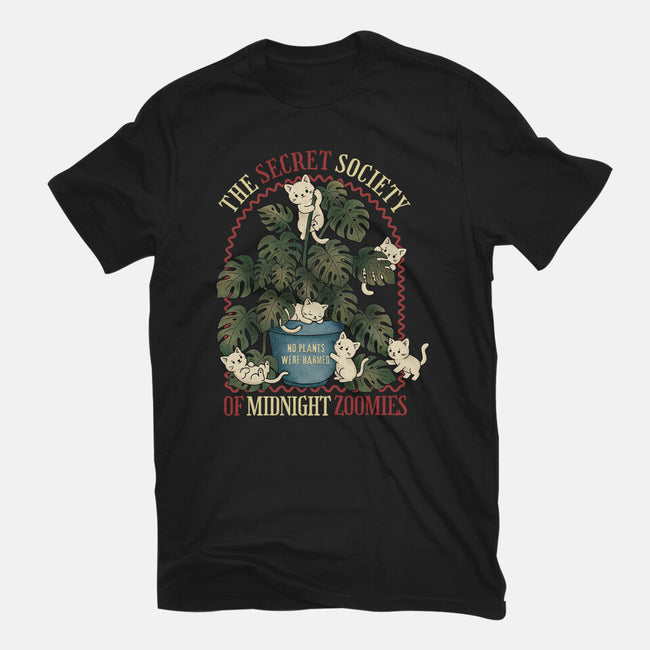 The Secret Society Of Midnight Zoomies-Youth-Basic-Tee-Trendlory