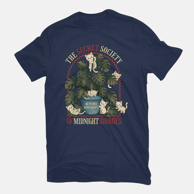 The Secret Society Of Midnight Zoomies-Mens-Basic-Tee-Trendlory