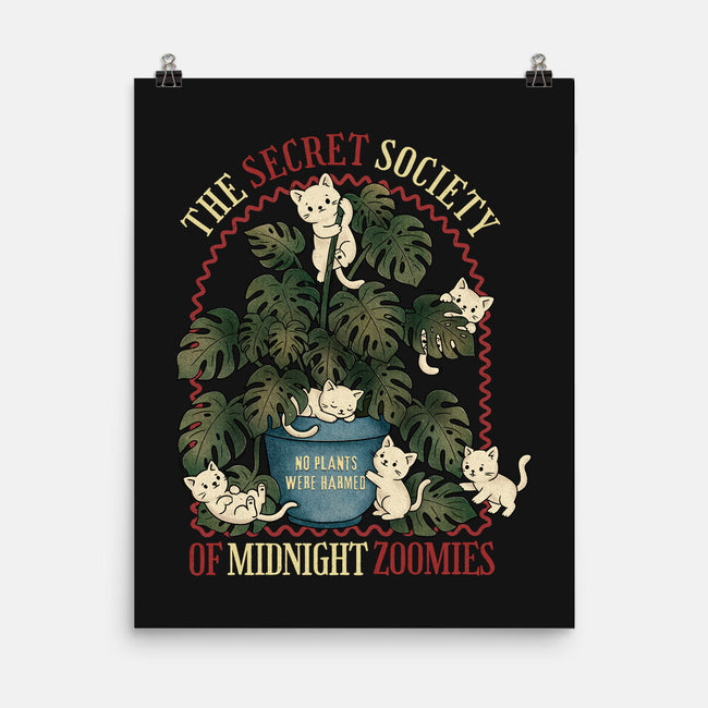 The Secret Society Of Midnight Zoomies-None-Matte-Poster-Trendlory