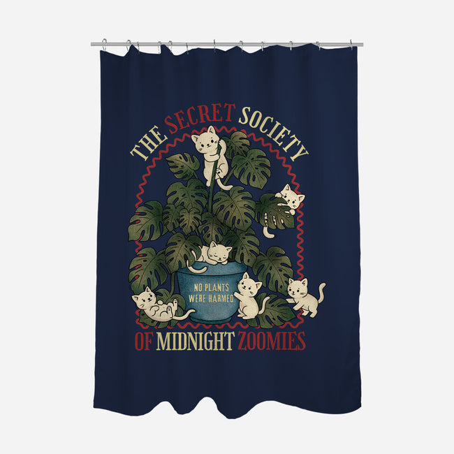 The Secret Society Of Midnight Zoomies-None-Polyester-Shower Curtain-Trendlory