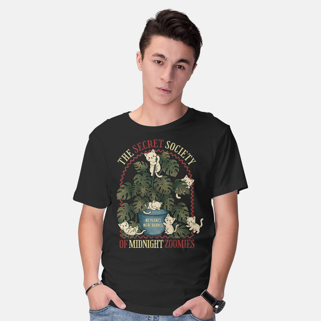 The Secret Society Of Midnight Zoomies-Mens-Basic-Tee-Trendlory