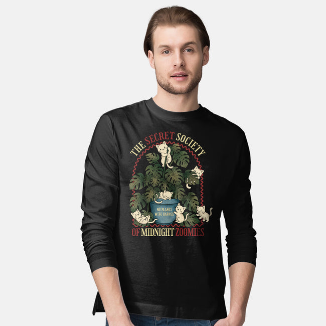 The Secret Society Of Midnight Zoomies-Mens-Long Sleeved-Tee-Trendlory