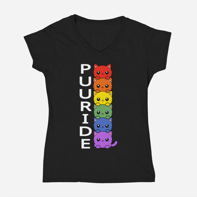 Puuride-Womens-V-Neck-Tee-fanfabio