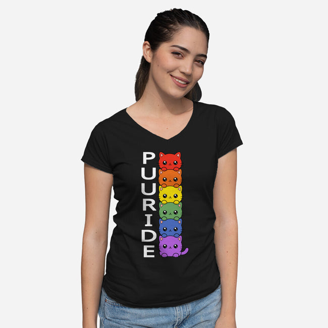 Puuride-Womens-V-Neck-Tee-fanfabio