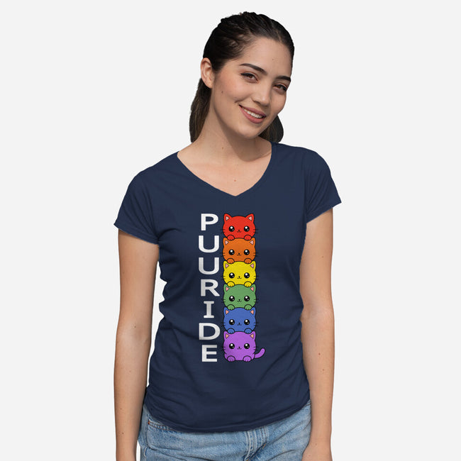 Puuride-Womens-V-Neck-Tee-fanfabio