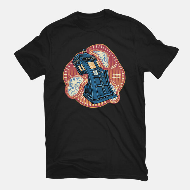 The Distortion Of Time-Mens-Premium-Tee-glitchygorilla