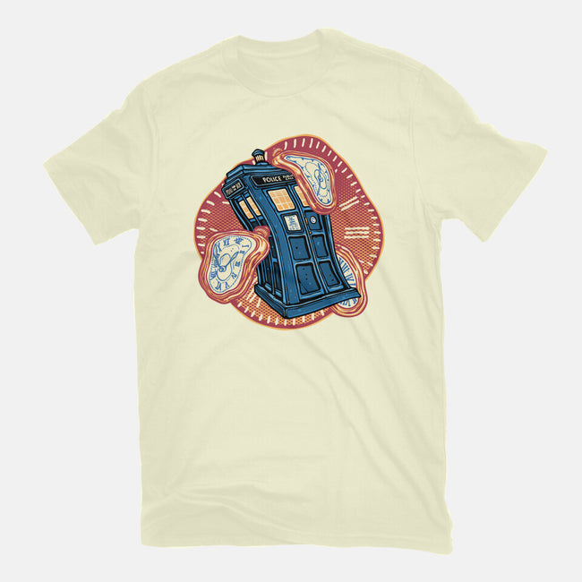 The Distortion Of Time-Mens-Basic-Tee-glitchygorilla