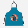 The Distortion Of Time-Unisex-Kitchen-Apron-glitchygorilla