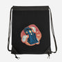 The Distortion Of Time-None-Drawstring-Bag-glitchygorilla