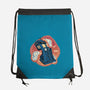 The Distortion Of Time-None-Drawstring-Bag-glitchygorilla