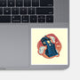 The Distortion Of Time-None-Glossy-Sticker-glitchygorilla