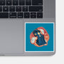 The Distortion Of Time-None-Glossy-Sticker-glitchygorilla