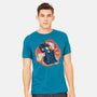 The Distortion Of Time-Mens-Heavyweight-Tee-glitchygorilla