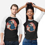 The Distortion Of Time-Unisex-Baseball-Tee-glitchygorilla