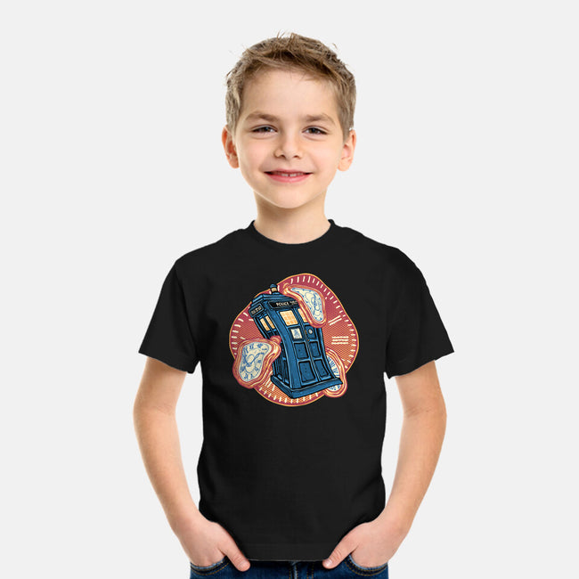 The Distortion Of Time-Youth-Basic-Tee-glitchygorilla