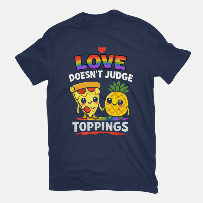 Love Doesn't Judge Topping-Unisex-Basic-Tee-fanfabio