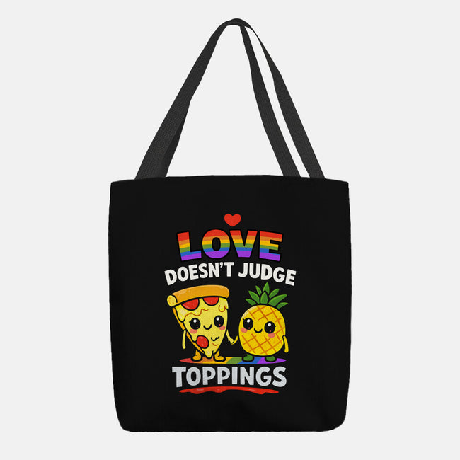 Love Doesn't Judge Topping-None-Basic Tote-Bag-fanfabio