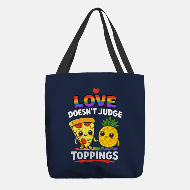 Love Doesn't Judge Topping-None-Basic Tote-Bag-fanfabio