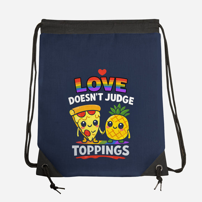 Love Doesn't Judge Topping-None-Drawstring-Bag-fanfabio