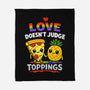 Love Doesn't Judge Topping-None-Fleece-Blanket-fanfabio